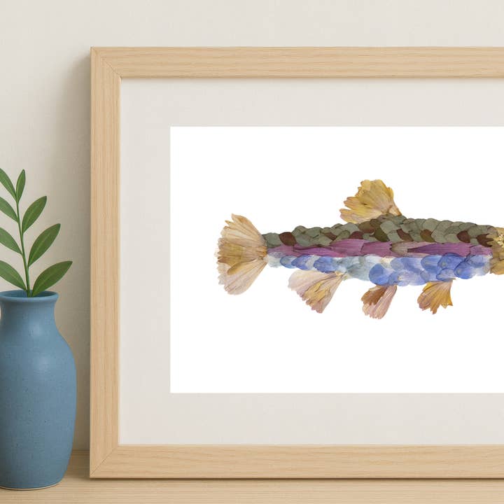 Wildflower Water 11 x 14 Print for wholesale by Mon Petit Chou Art and Design