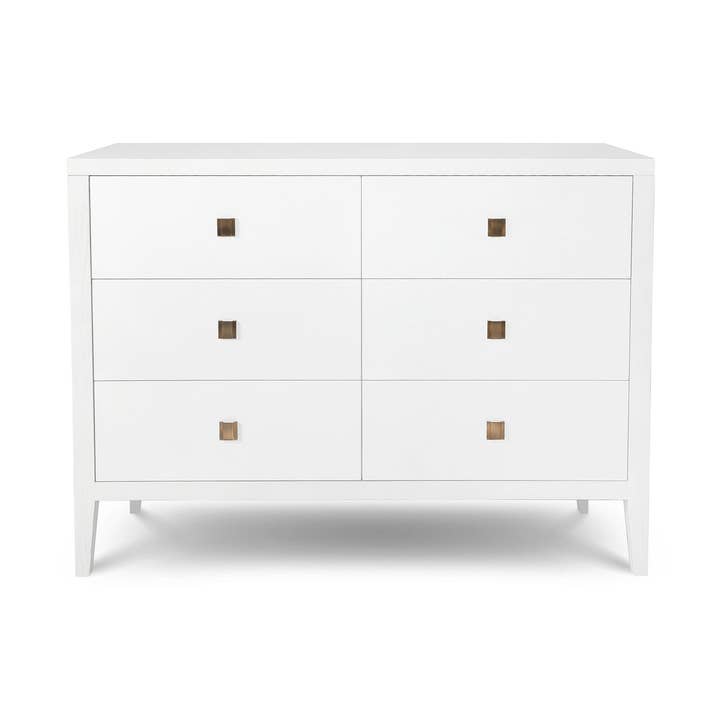 Hara 6 Drawer Dresser Tall - White for wholesale by Style In Form