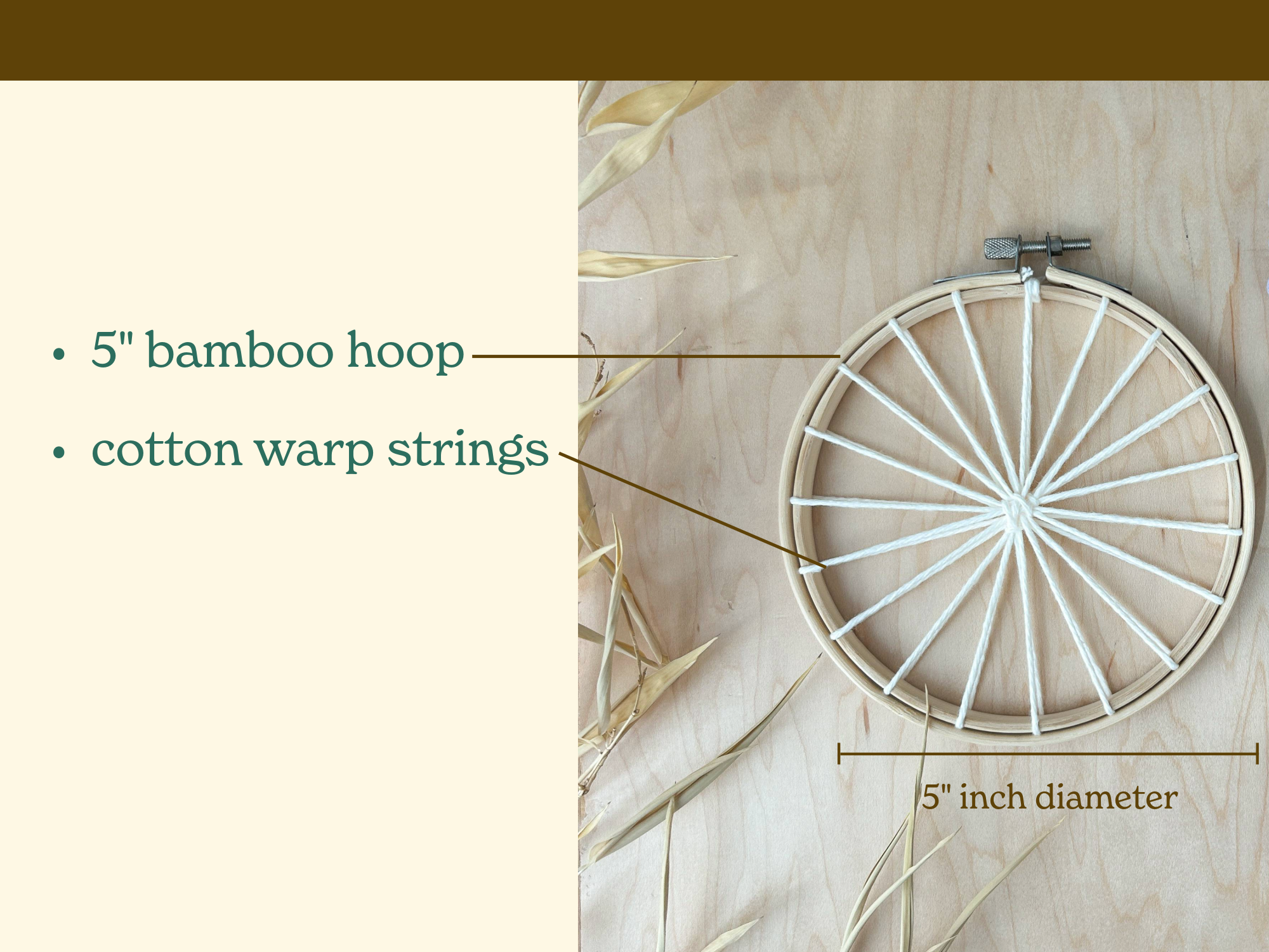 Euca Design - Vente Kit de bricolage - Kit de tissage rond DIY - Hiver | Convient aux débutants3