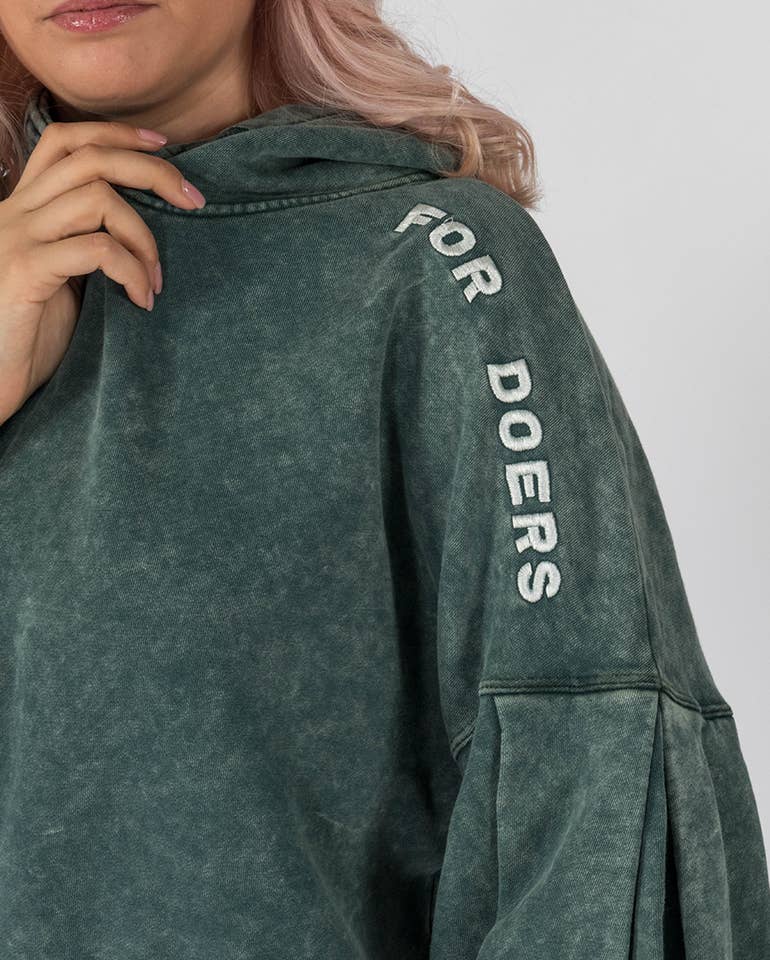 StockNow Unipessoal - Wholesale Hoodie - Women's - Hoodie Washed Green1