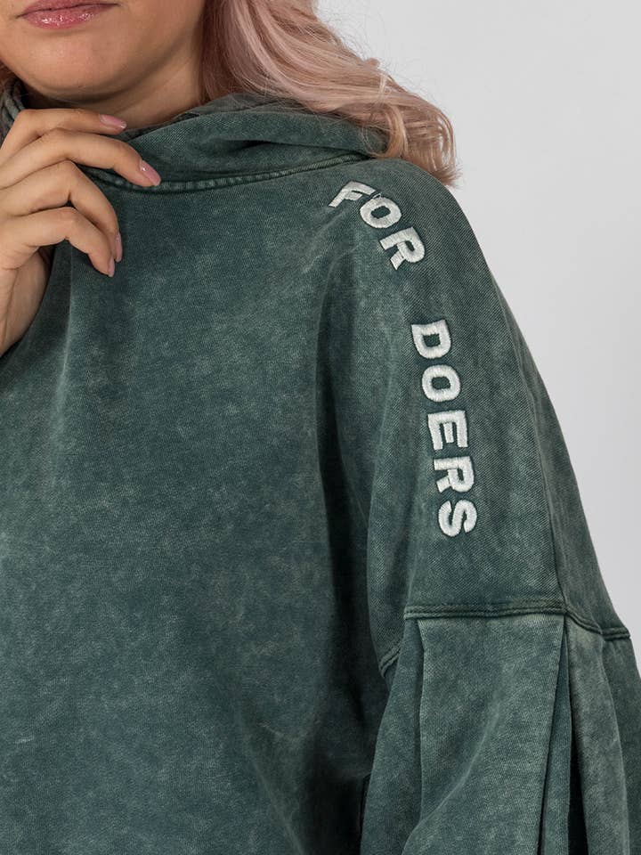 StockNow Unipessoal - Wholesale Hoodie - Women's - Hoodie Washed Green1