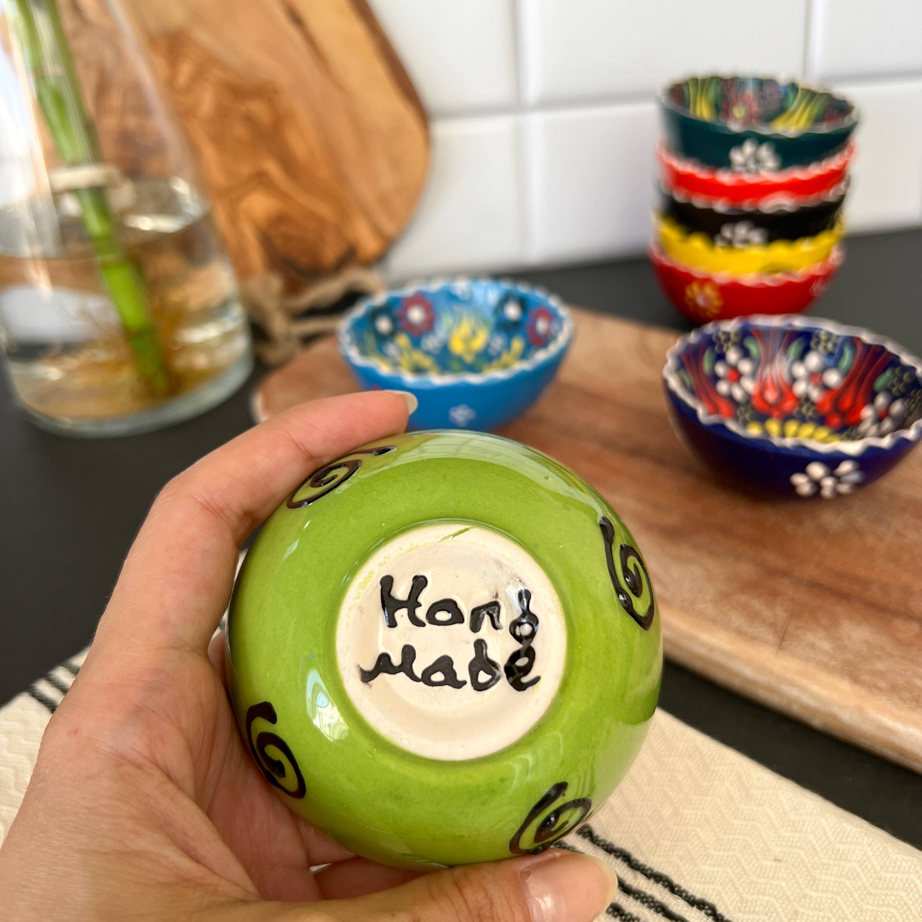 Umays Boho - Wholesale Bowl - Handpainted Ceramic Bowls, Small Tapas Bowls, Trinket Dishes6