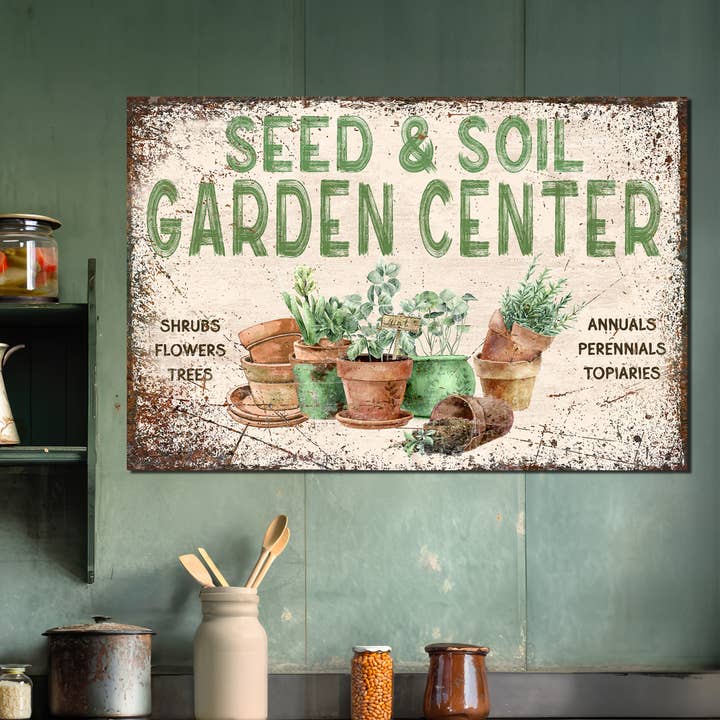 Olive Branch Farmhouse - Wholesale Canvas Art - Seed & Soil Rustic Garden Canvas Wall Art Gardening Gift5