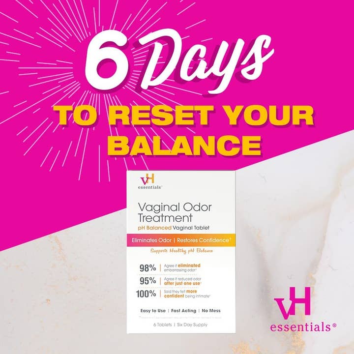 First Choice Buying - Wholesale Oral Supplement/Vitamin - VH Essentials Vaginal Odor Treatment pH Balanced Vaginal Tablets, 6 Tablets