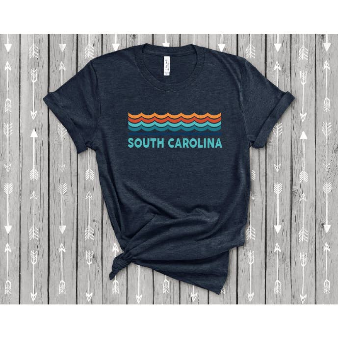 MT Brand Apparel - Wholesale Screen Printed T-Shirt - Women's - Retro Wave  Customizable Tee