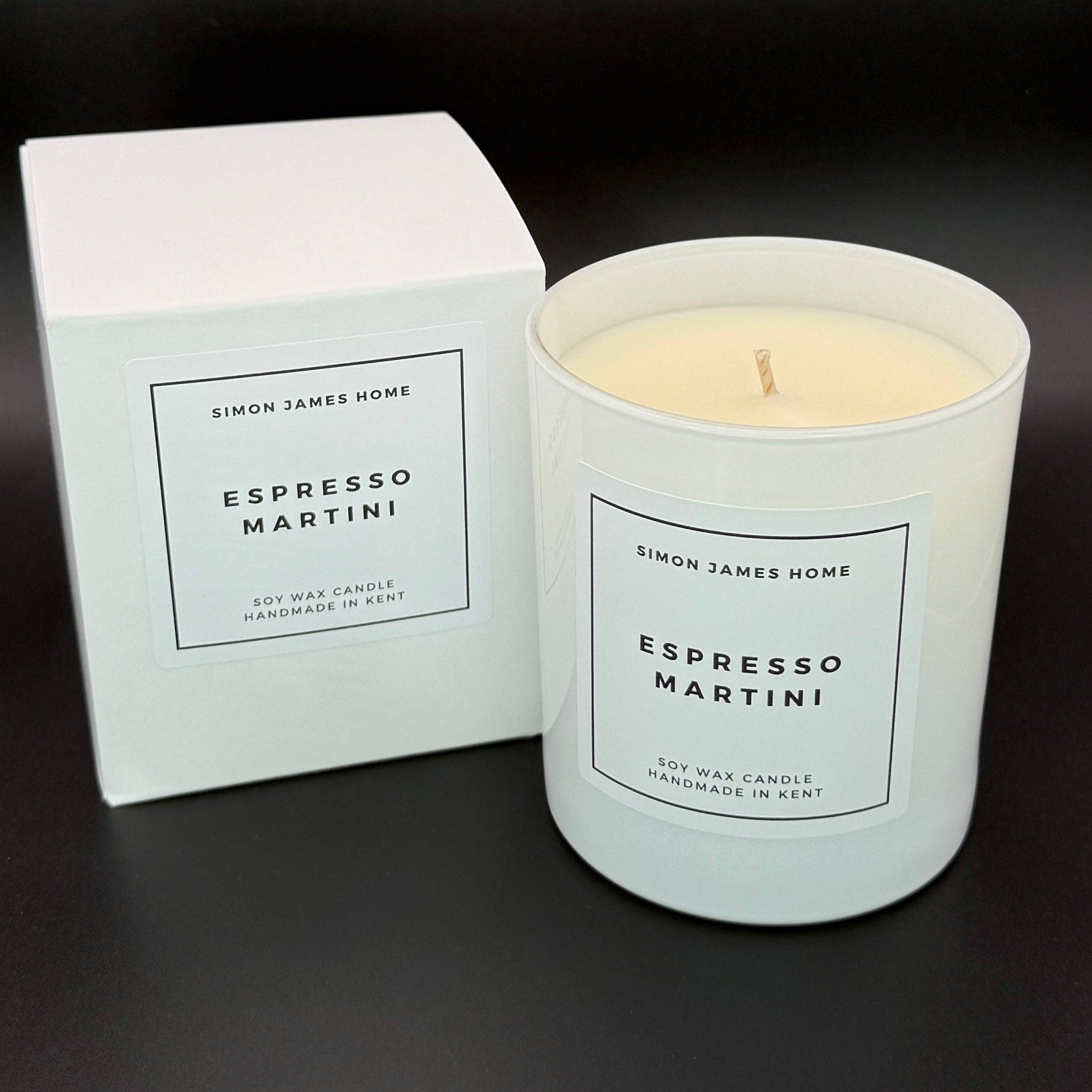 Simon James Home – wholesale Jar/filled candle – Espresso Martini Handmade Soy Wax Candle8