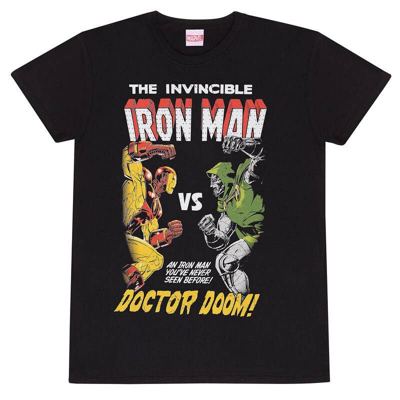 Heroes Inc. Europe B.V. - Wholesale T-Shirt (Graphic) - Unisex - Marvel Comics - Iron Man Vs Doom - T-Shirt0