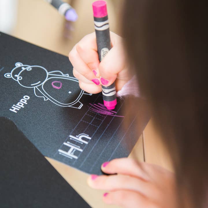 Imagination Starters - Wholesale Educatieve kaarten - Kinderen en baby - Herbruikbare Kleurende Alfabet Flashcard Ga Set6