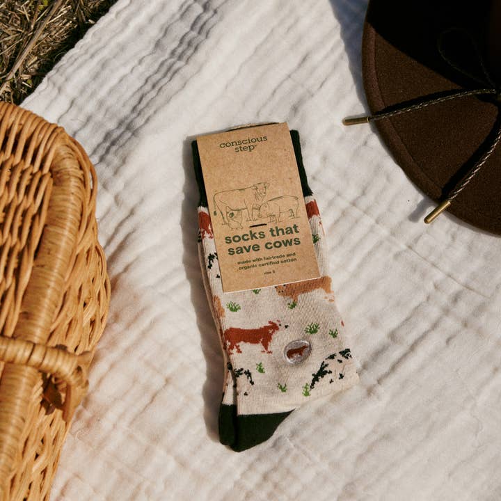 Conscious Step - Wholesale Socks - Unisex - Socks that Save Cows