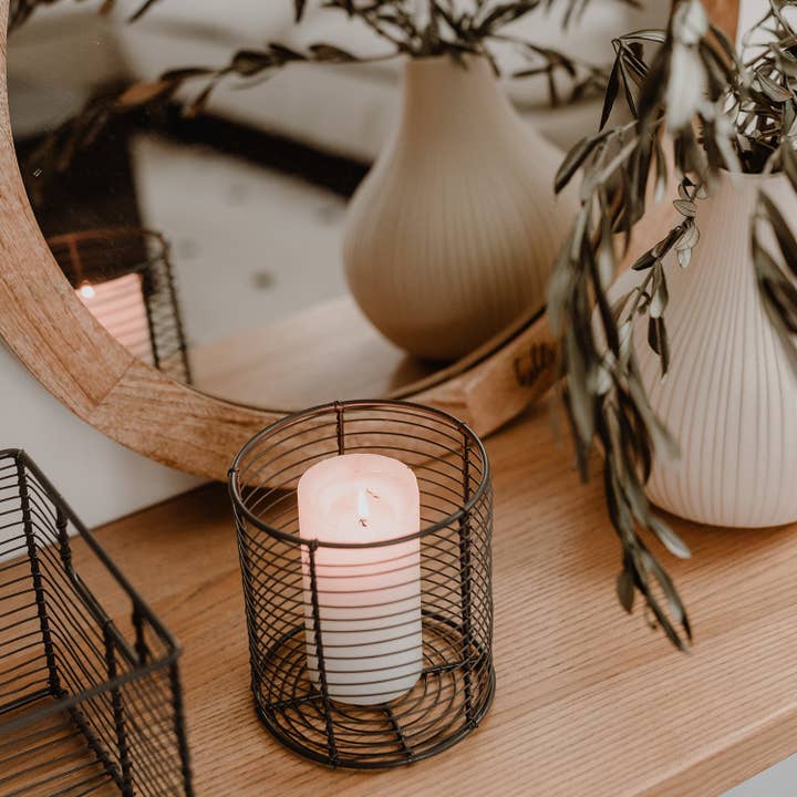 Eulenschnitt - Wholesale Basket - round wire basket in a set of 3 (PU = 2 sets)10