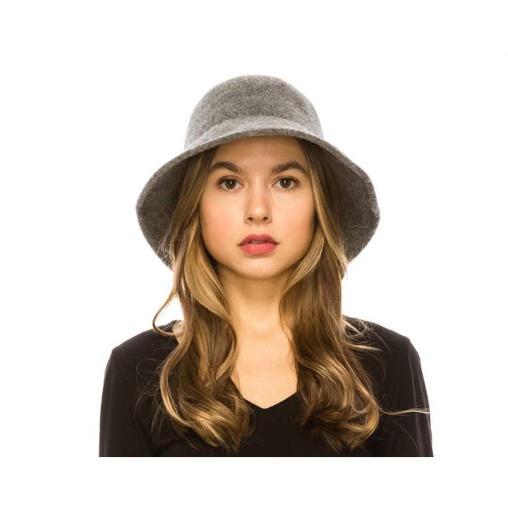 DNMC - Wholesale Cloche Hat - Women's - Women's Wool Winter Dress Hat w/ Bow3