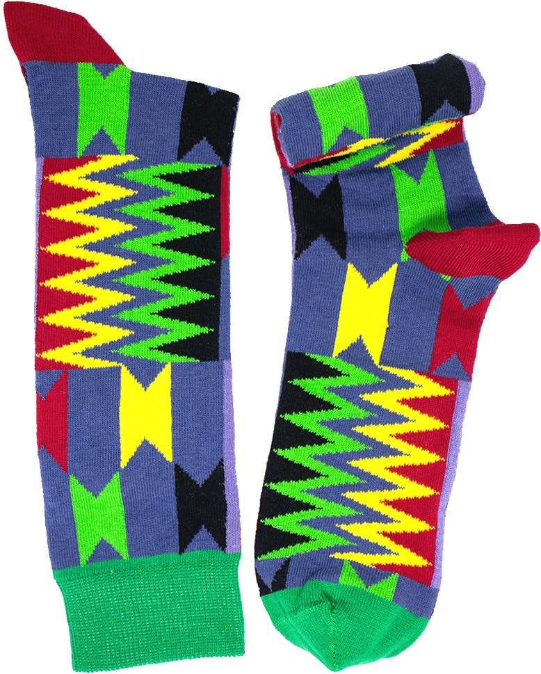 Afrisocks - Vendita all'ingrosso Calzini - Unisex - Calzini Highlife Kente