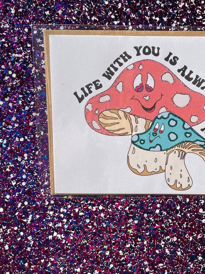 Das Leben mit dir ist immer eine Reise — Grußkarte für den Großhandel von Savage Sins