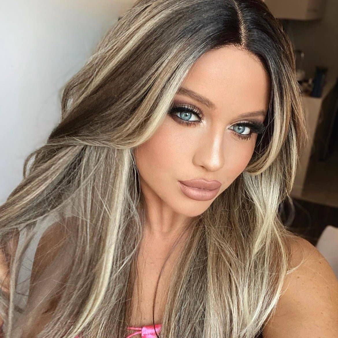 Milk & Honey – wholesale Hair extensions – SELENE - Ombre - Lace Front Wig1