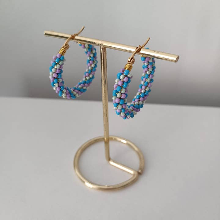 Kolorya - Wholesale Dangle Earrings - Embroidered Beaded Earrings | Multicolor1