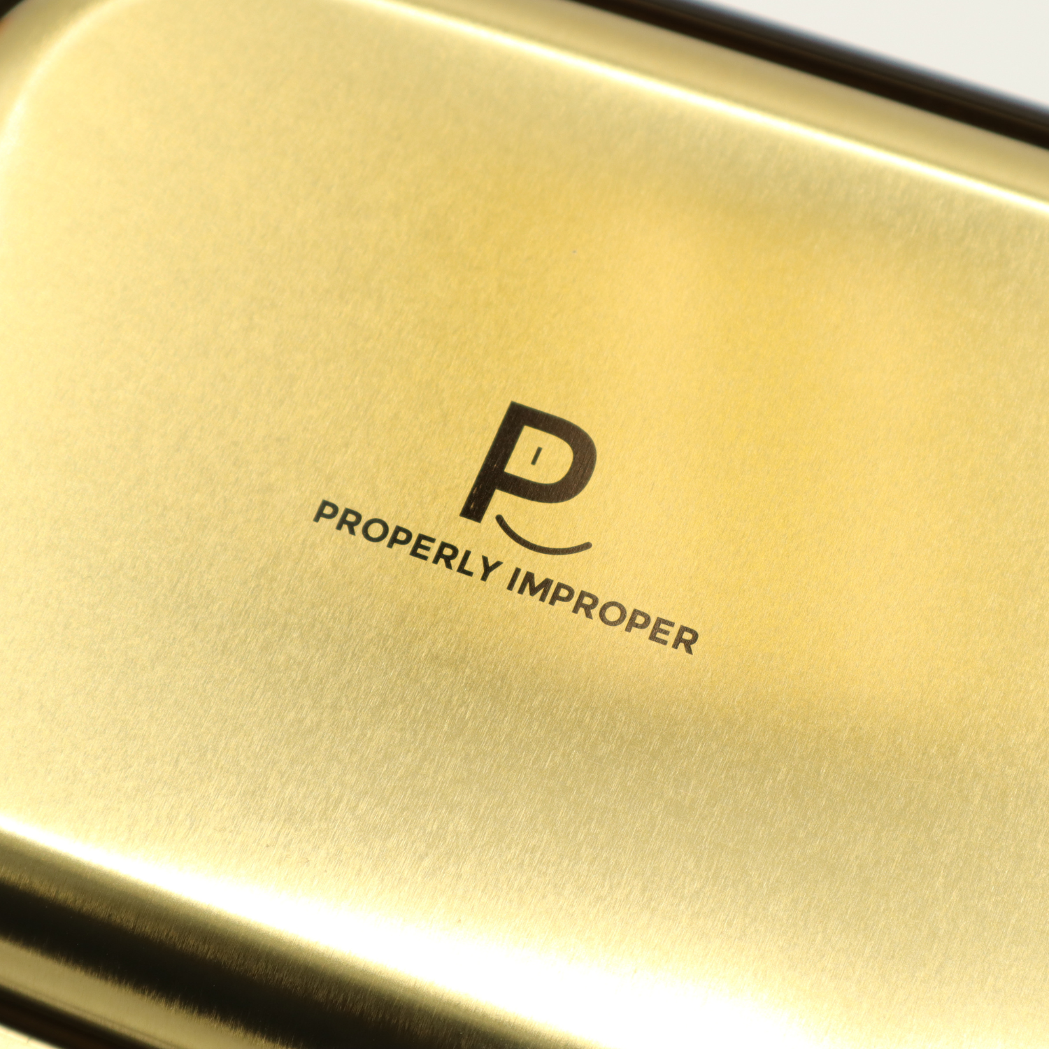 Properly Improper - Wholesale Decorative Tray - Metal Rolling Tray Silly Goose Social Club2