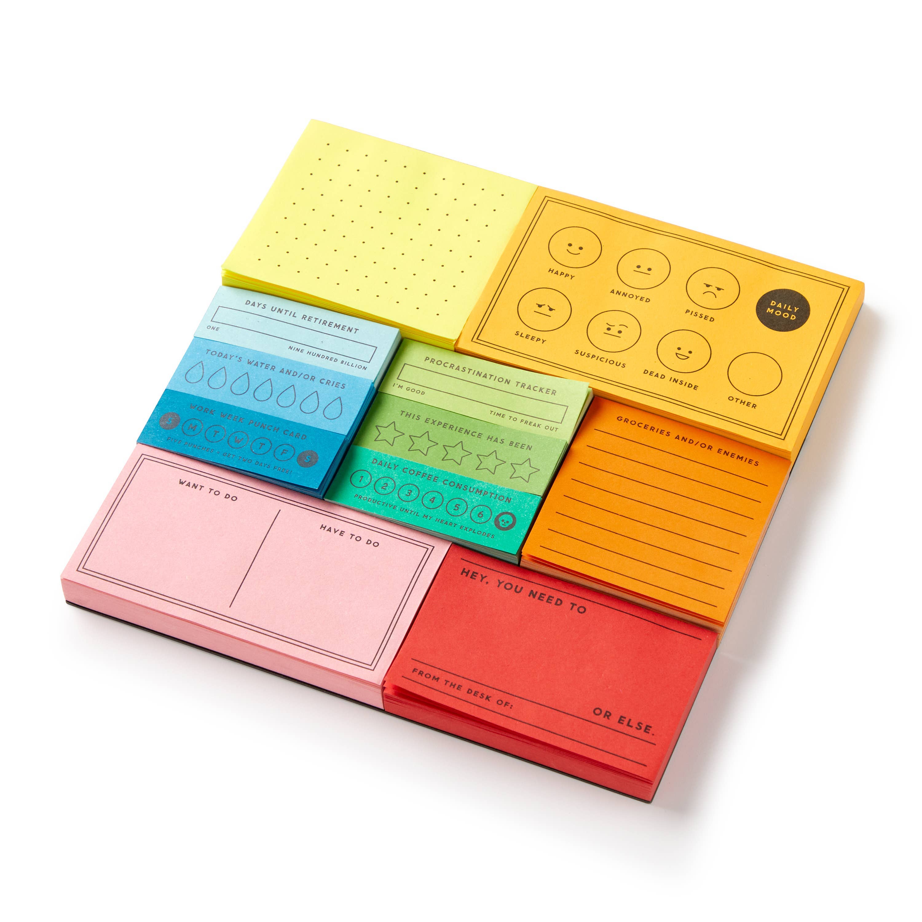 Chronicle Books - Wholesale Notepad - Brass Monkey I've Got A Few Notes Tear-off Notepad Set3