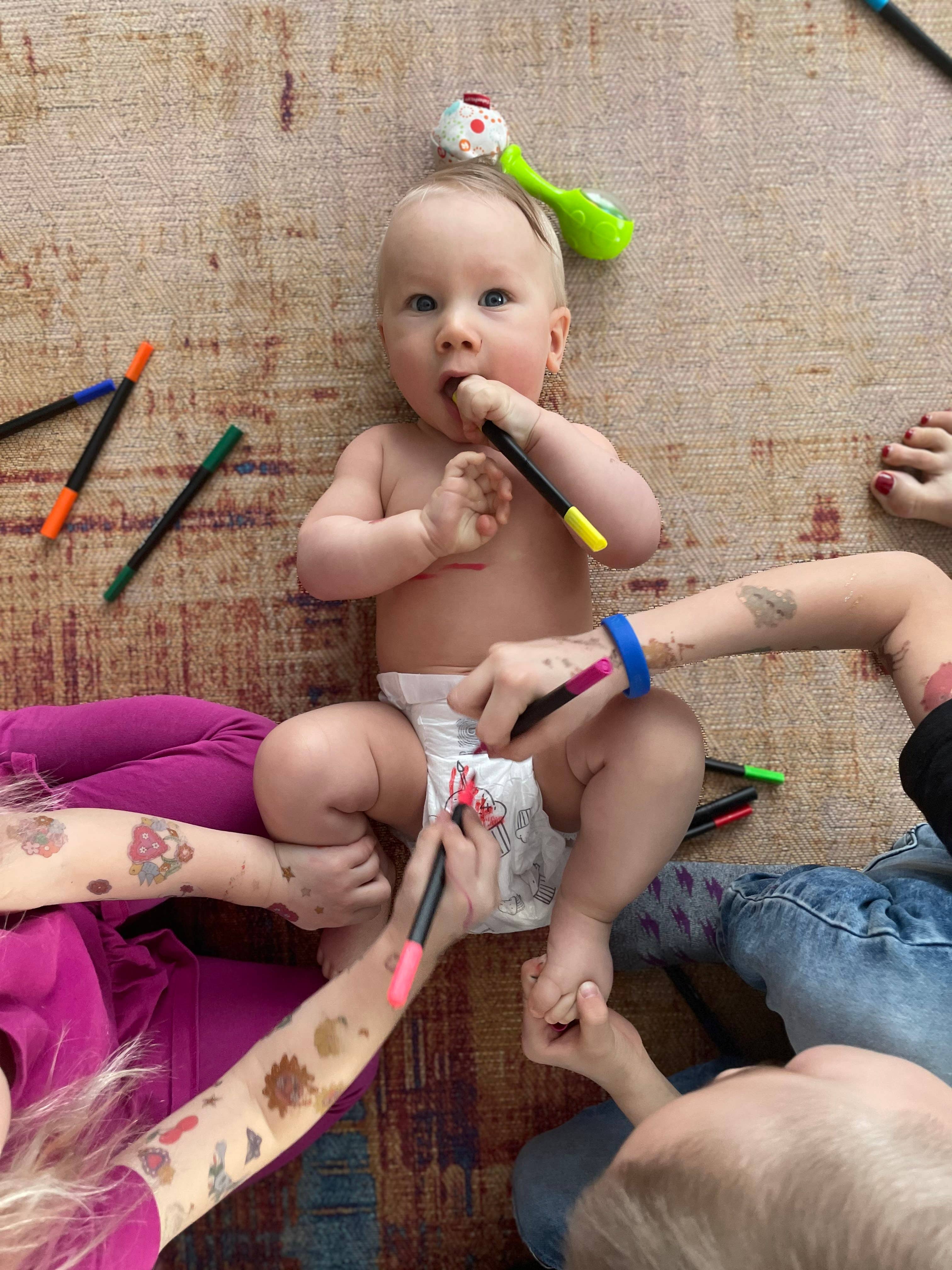 The GEGE - Wholesale Diaper (Cloth) - Baby - The GEGE Baby Diapers Pants Size 4,baby weight 8-13kg,120pc6