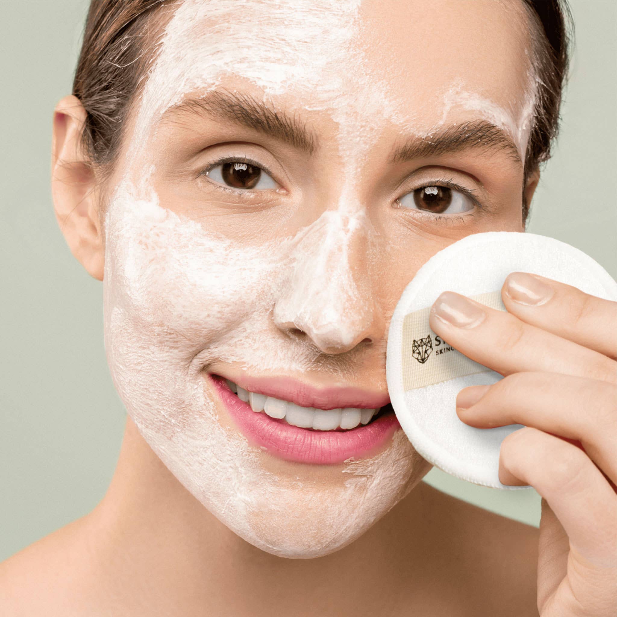 Snow Fox Skincare – wholesale Sminkborttagning – Återanvändbara bambu utgör borttagning kuddar4