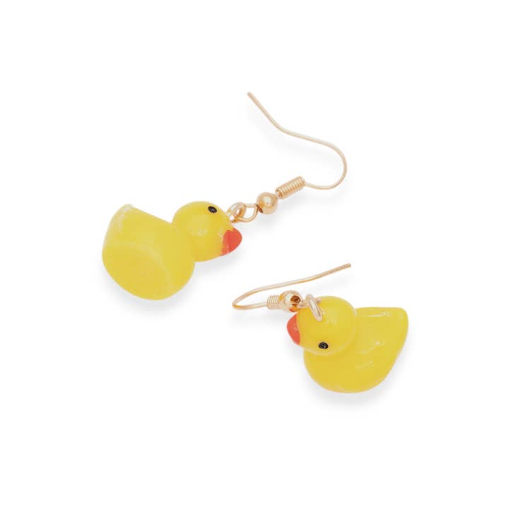 LA Jewelry Plaza - Wholesale Dangle Earrings - Iconic Rubber Duckling Drop Earrings Set1