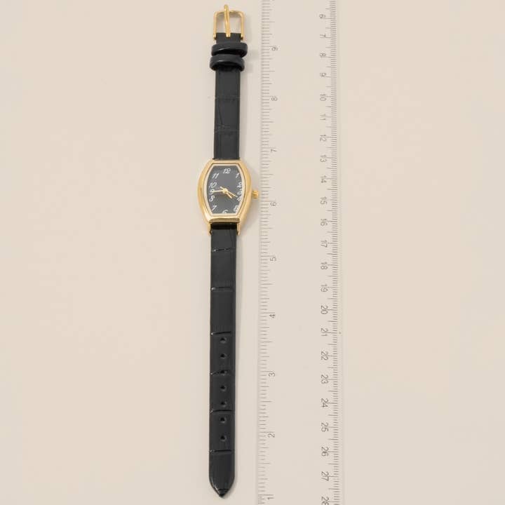 Anarchy Street - Wholesale Wrist Watch - Women's - Vintage Style Thin Leather Strap Watch1