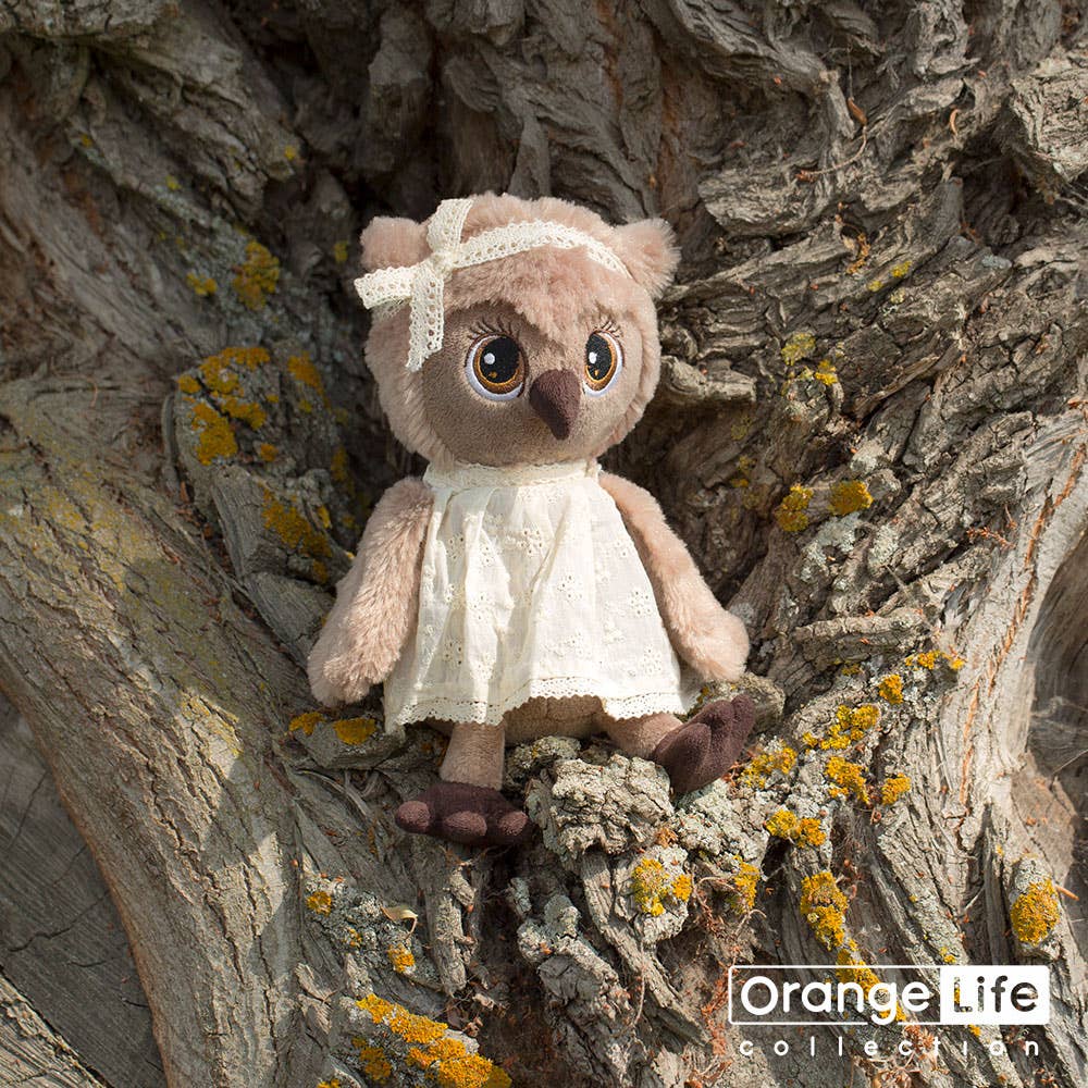 Orange Toys – wholesale Fyllda/plyschleksaker - Barn och baby – Sonya uggleplyschdjur: Ömhet 20 cm5