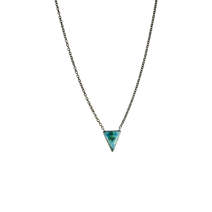 Small Triangle Necklace - Short for wholesale by Dandy Jewelry