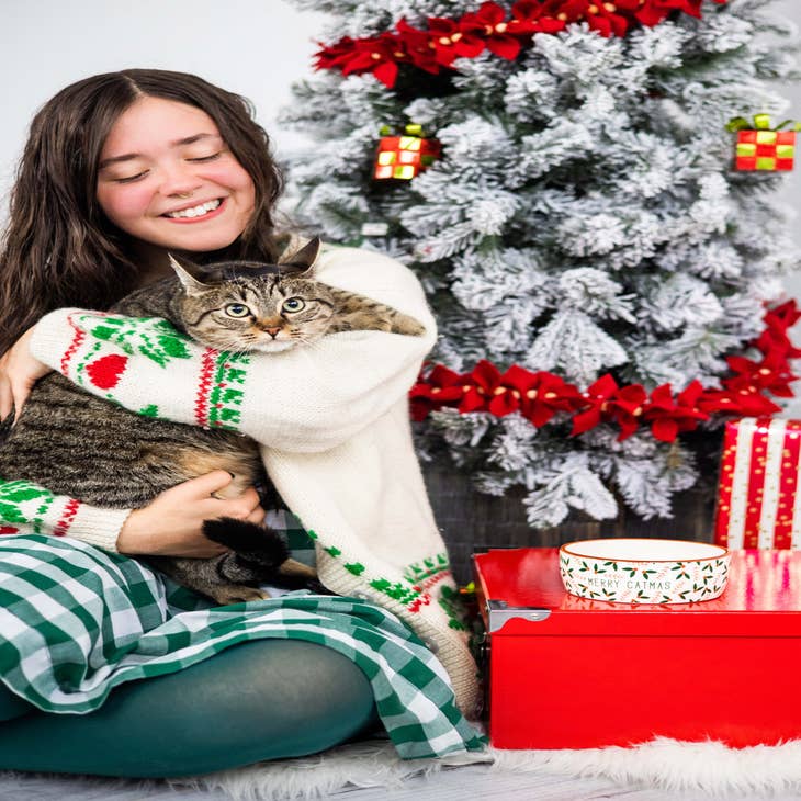 Merry & Bright Snuffle Mat Dog Cat Toy Christmas Tree Dog