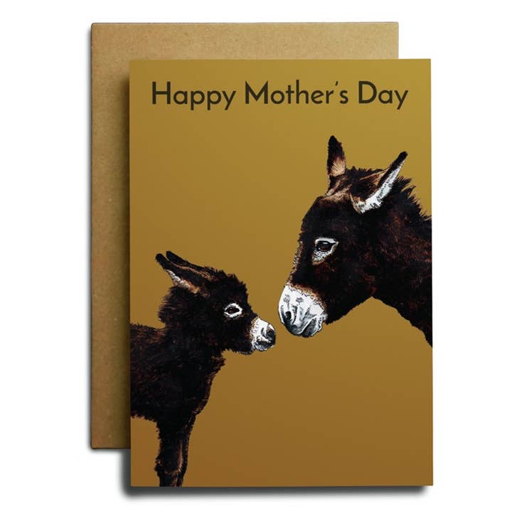 Some Ink Nice - Wholesale Mother's Day Card - Donkey Mother's Day Card * Donkey Card * Animal Cards