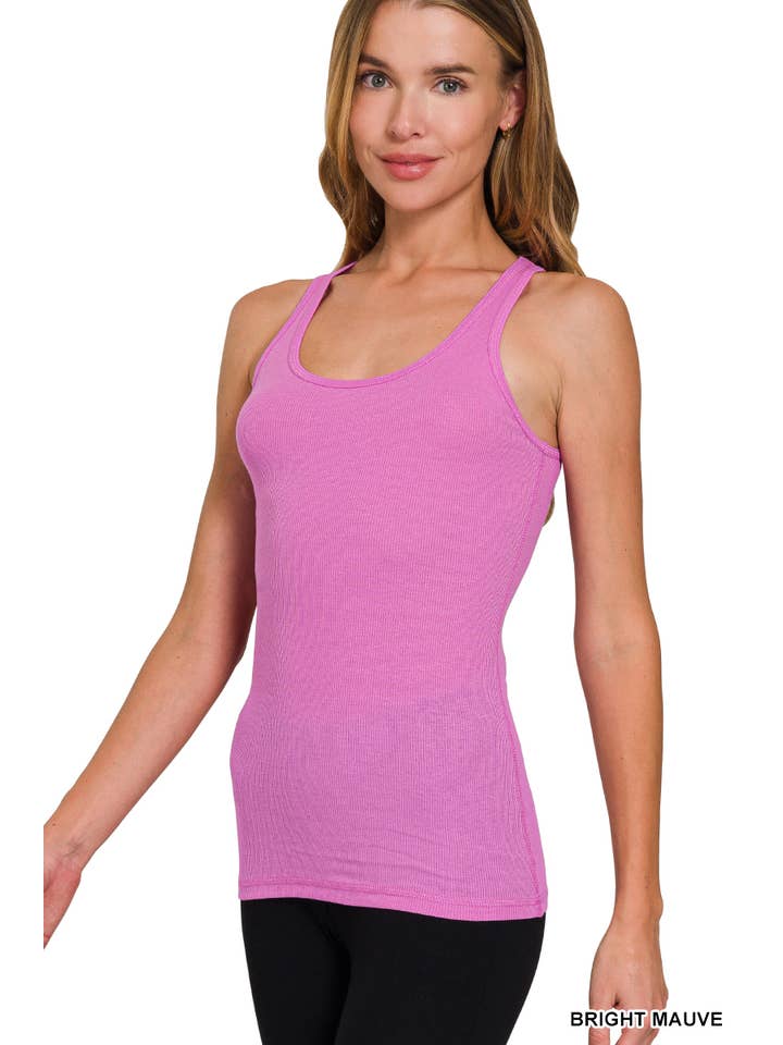 42POPS - Wholesale Tank Top - Women's - .SI-399 Stretchy ribbed knit racerback tank21