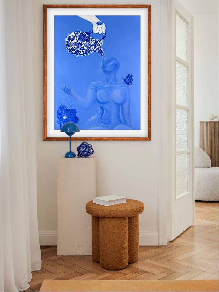 Impression d'art giclée signée Overflow pour la vente par Laney Baby Art