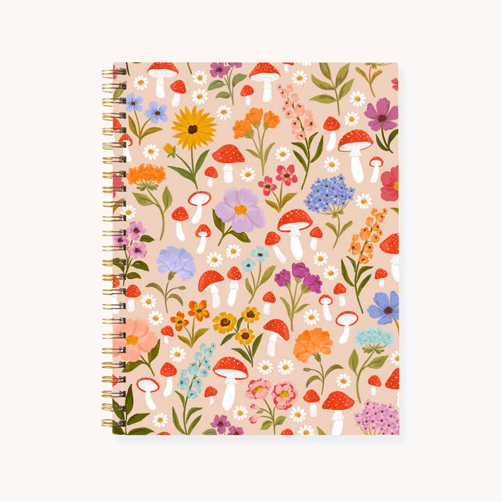 Elyse Breanne Design - Vente Cahiers - Carnet à spirale rigide 7x9 floral26