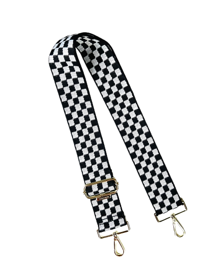 Thomas and Lee Company - Wholesale Bag Strap - Women's - Checker Patterned Bag Strap - 6 Colors available0