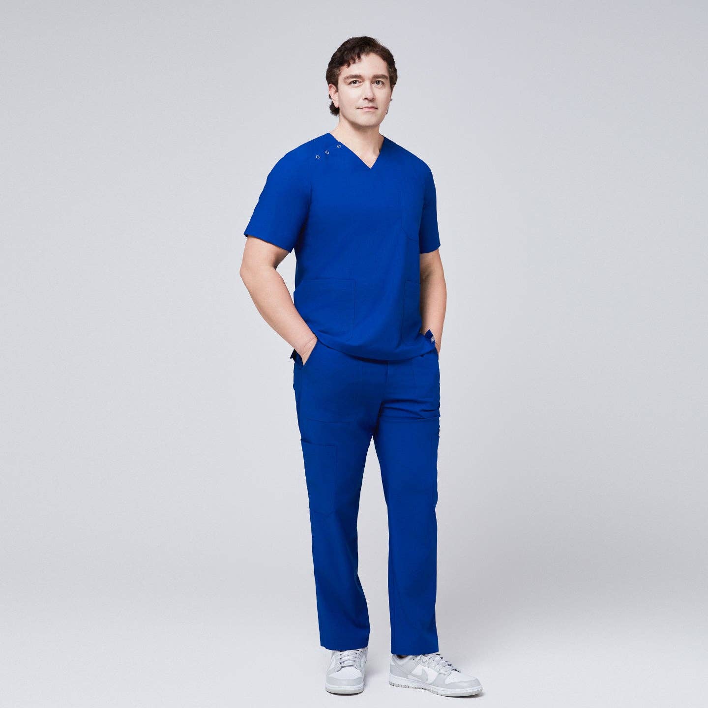 ZENIR - Vendita all'ingrosso Divisa sanitaria - Uomo - Zenir | Scrub Top con spalline a M con bottoni22