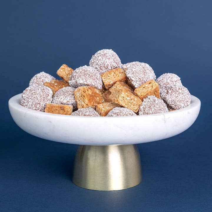 House of Roya Ltd – wholesale Cake stand – Marble and Brushed Gold Cake Stand1