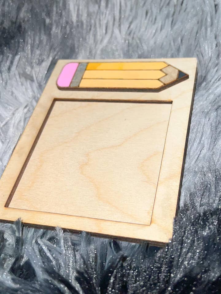 Teacher post its engraved for wholesale by Zkade