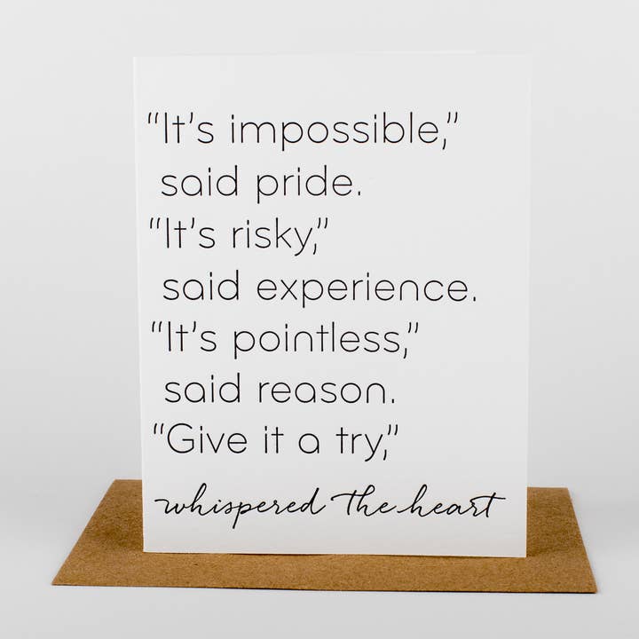 Wrinkle & Crease Paper Products - Wholesale Everyday Greeting Card - Heart Whispers Greeting Card0