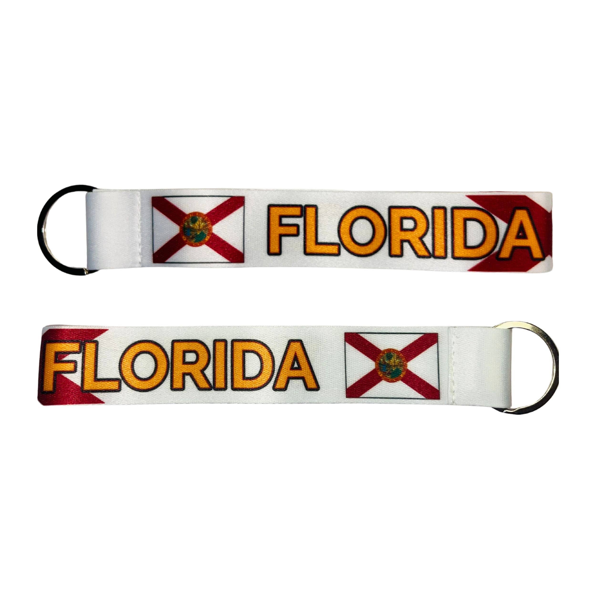 Astur Pins – wholesale Keychain – Unisex – Fabric Keychain - Florida State Flag - USA - K0680