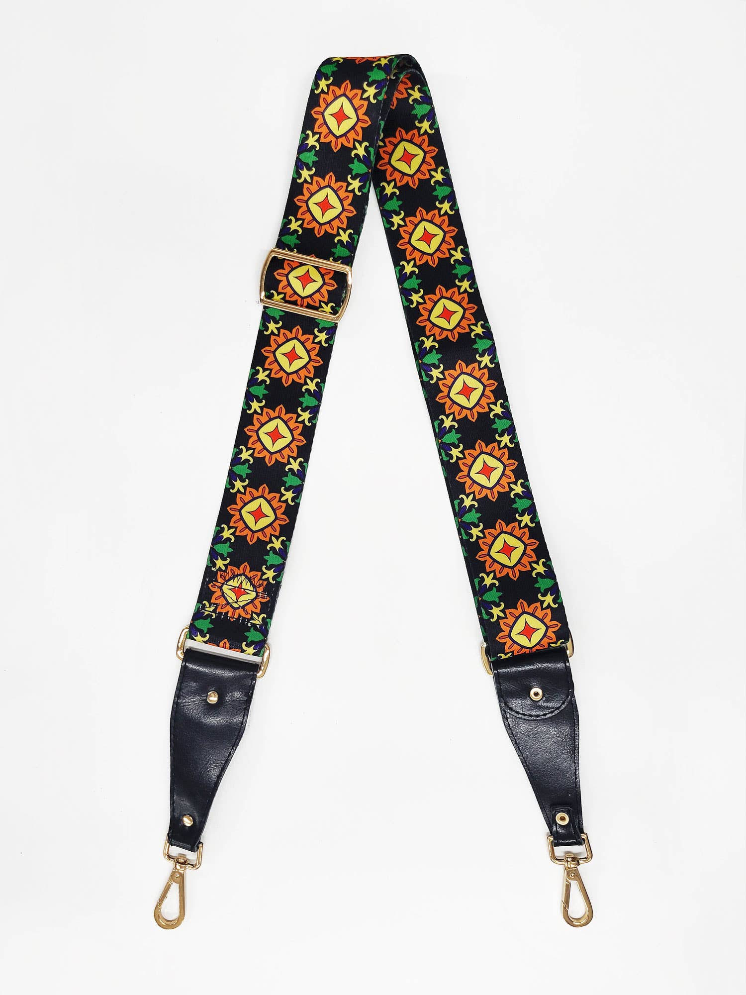 Raj Trading & Imports (USA) Inc. - Vente Sangle pour sac – femme - Bandoulière réglable en nylon pour sac avec impression miel, 7 motifs2