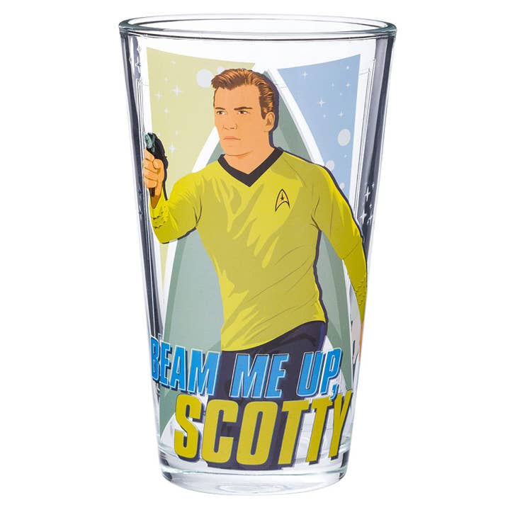 Silver Buffalo - Wholesale Drinking Glass/Cup - Star Trek 4pc. 16oz. Pint Glass Set3