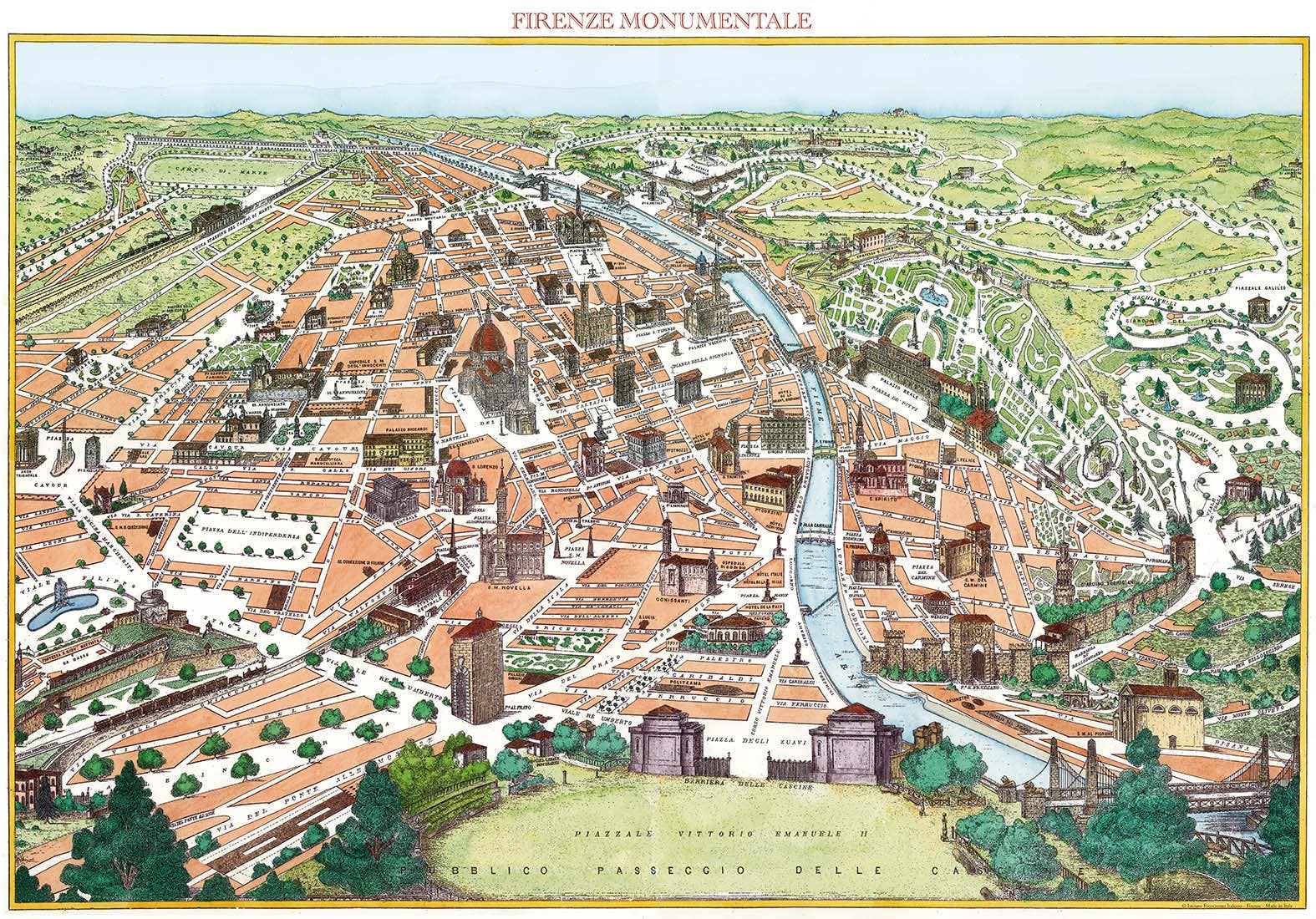 San Lorenzo Design - Wholesale Poster - Vintage Art Posters, Instituto Fotochromo Italiano, Classic66