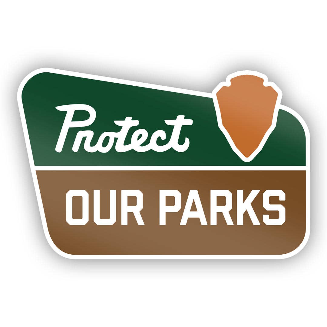 Flags For Good - Wholesale Sticker - Protect Our Parks Sticker1