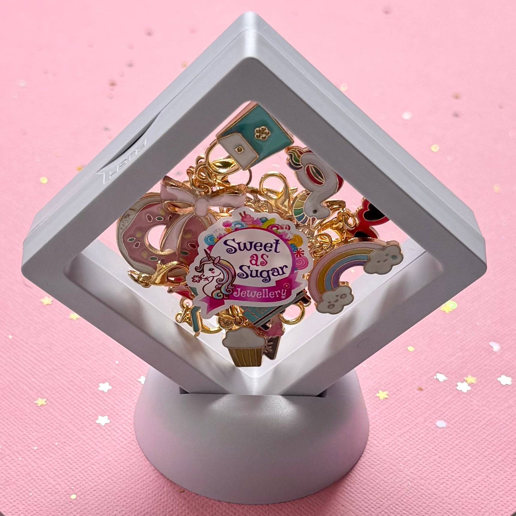 Sweet As Sugar Jewellery - Wholesale DIY Jewelry - Kids - Jewellery Making Charm Bracelet DIY Kit With Alloy Enamel Charms2