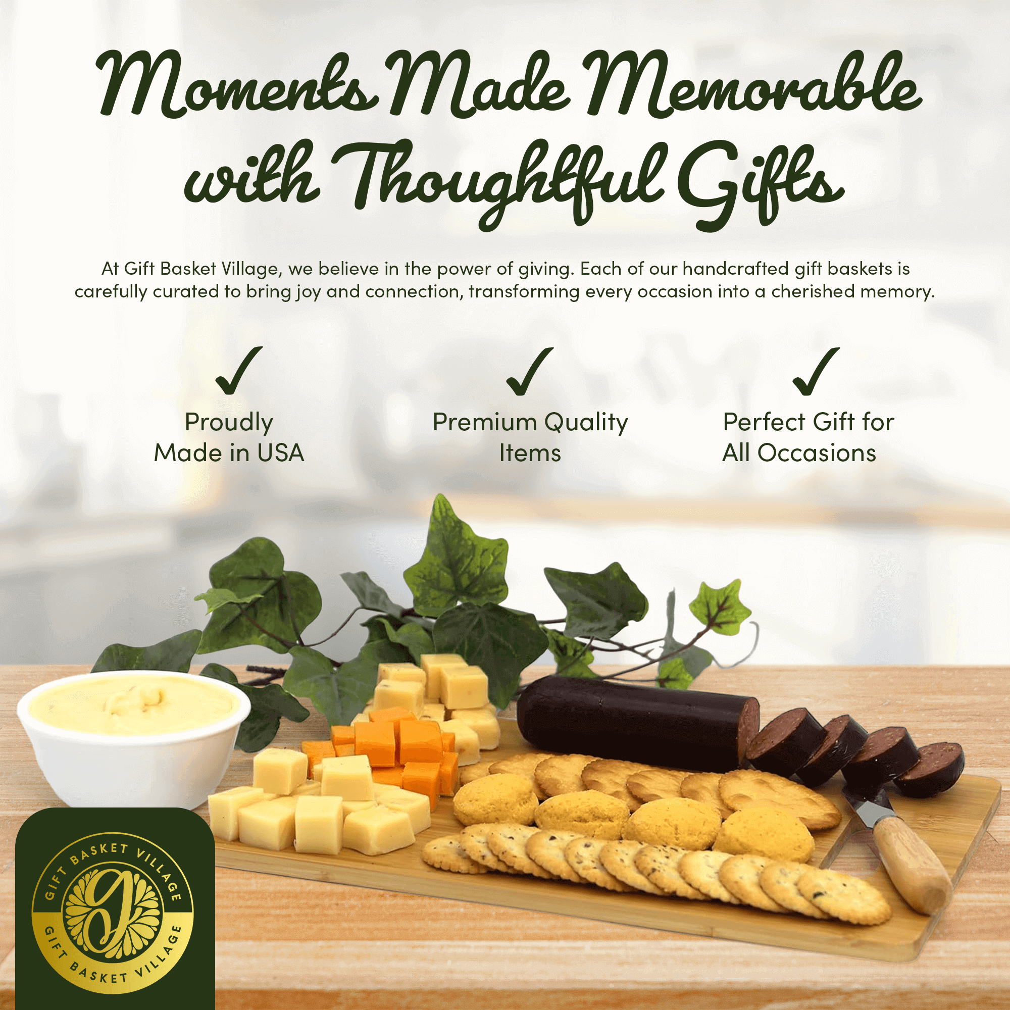 Gift Basket Village LLC – wholesale Food gift basket – Ultimate Meat and Cheese Gift Basket – Grand Size2