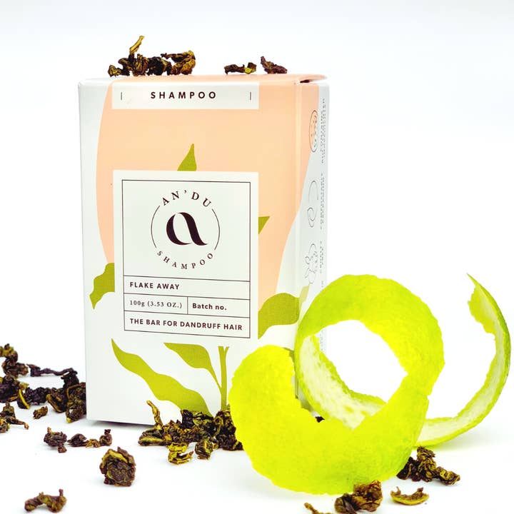 Flake Away Shampoo - the bar for dandruff hair for wholesale by An'du