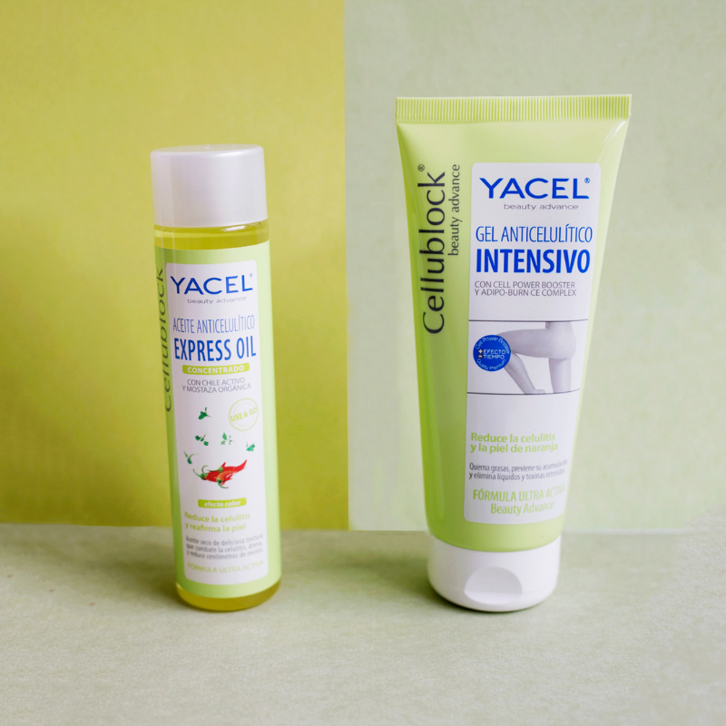 Laboratorios Phergal - Vendita all'ingrosso Olio bagno/corpo - Yacel Cellublock Express Oil olio anti-cellulite a rapido assorbimento4