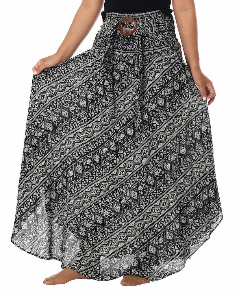 Studio 12 Collective (previously Ethnic Lanna) - Wholesale Skirt - Women's - BUNDLE: 4-Pack Long Boho Skirts (Assorted Prints)6