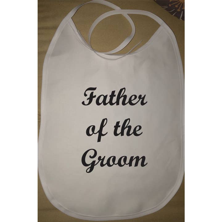 Tuch Lätzchen Vater der Braut oder Vater des Bräutigams für den Großhandel von Party Bibs
