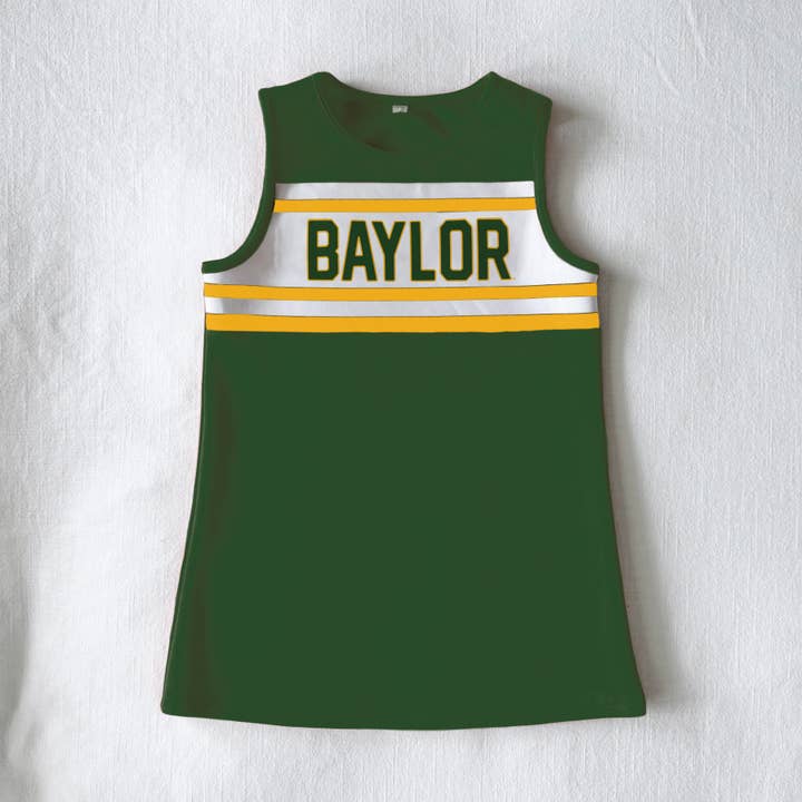 The Baylor University | Green Classic Cheer Dress for wholesale by Scarlet & Gold