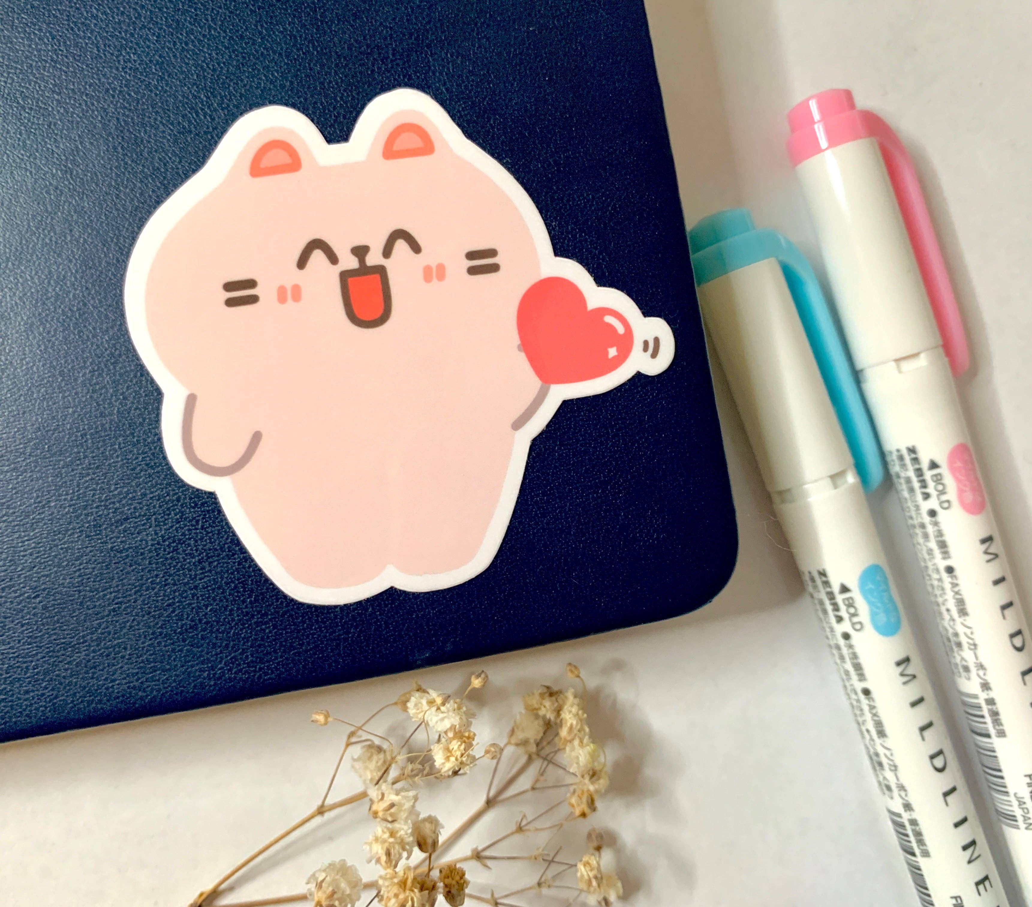 Chubbythelittlecat - Wholesale Sticker - Chubby Loves You Sticker